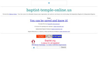 baptist-temple-online.us