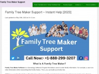familytreemakersupport.com