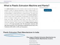 plasticextrusionplant.in Thumbnail