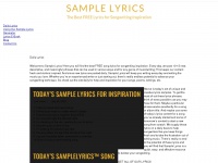 samplelyrics.com Thumbnail
