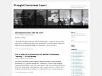 wrongfulconvictionsreport.org Thumbnail