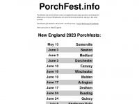 Porchfest.info