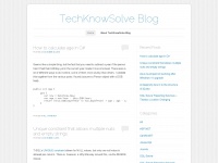 techknowsolve.wordpress.com