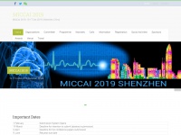 miccai2019.org Thumbnail