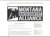 montanabackcountry.org Thumbnail
