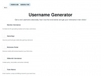 Usernamegenerator.com