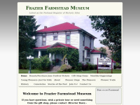 Frazierfarmsteadmuseum.org