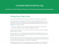 E-preservationscience.org
