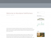 Mundanefaithfulness.com