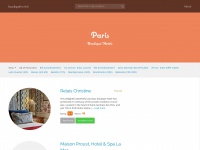 boutiquehotels-paris.com