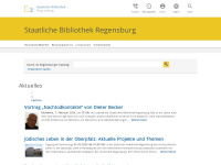 staatliche-bibliothek-regensburg.de Thumbnail