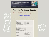 pinehillspethospital.com Thumbnail