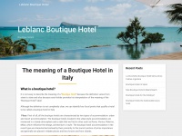 leblancboutiquehotel.com