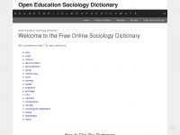 sociologydictionary.org Thumbnail