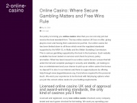 2-online-casino.co.uk Thumbnail