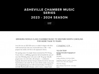 ashevillechambermusic.org Thumbnail