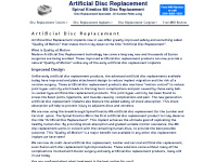 artificialdiscreplacement.com Thumbnail