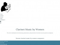 Clarinetmusicbywomen.com