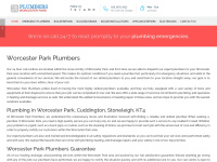 plumbersworcesterpark.co.uk Thumbnail