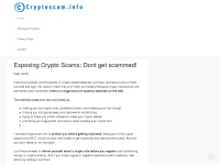 cryptoscam.info Thumbnail