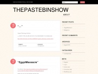 thepastebinshow.wordpress.com