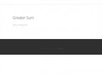 Greatersum.com