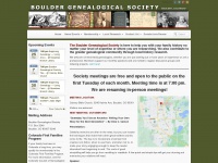 bouldergenealogy.org Thumbnail