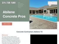 concretecontractorsabilene.com Thumbnail