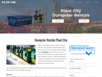 plantcitydumpsterrentals.com Thumbnail