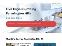 fiveguysplumbingfarmingtonhills.com