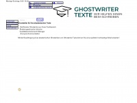 Ghostwriter-texte.de