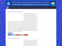 wholehousewaterfilter.review Thumbnail