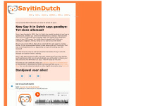 sayitindutch.com