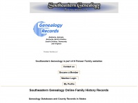 southeasterngenealogy.com Thumbnail