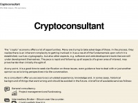 Cryptoconsultant.services