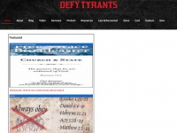 defytyrants.com