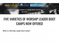 worshipleaderbootcamp.org