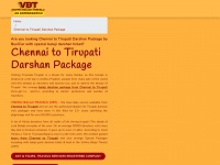 Tirupatidarshanpackagefromchennai.com