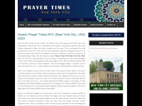 prayertimesnyc.com Thumbnail
