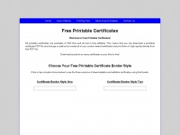 free-printable-certificates.com Thumbnail
