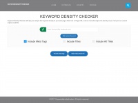 Keyworddensitychecker.com