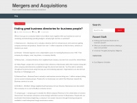 mergers-and-acquisitions.biz