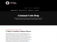 Criminalcodehelp.ca