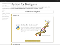 pythonforbiologists.org