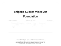 Shigekokubotavideoartfoundation.org