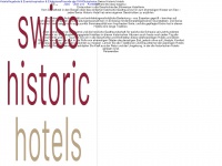 Swiss-historic-hotels.ch