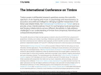 Timbreconference.org