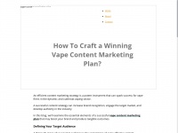 Vape-content-marketing-plan.flazio.com