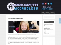 Locksmithmccandlesspa.com