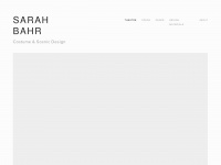 sarahbahr.com Thumbnail